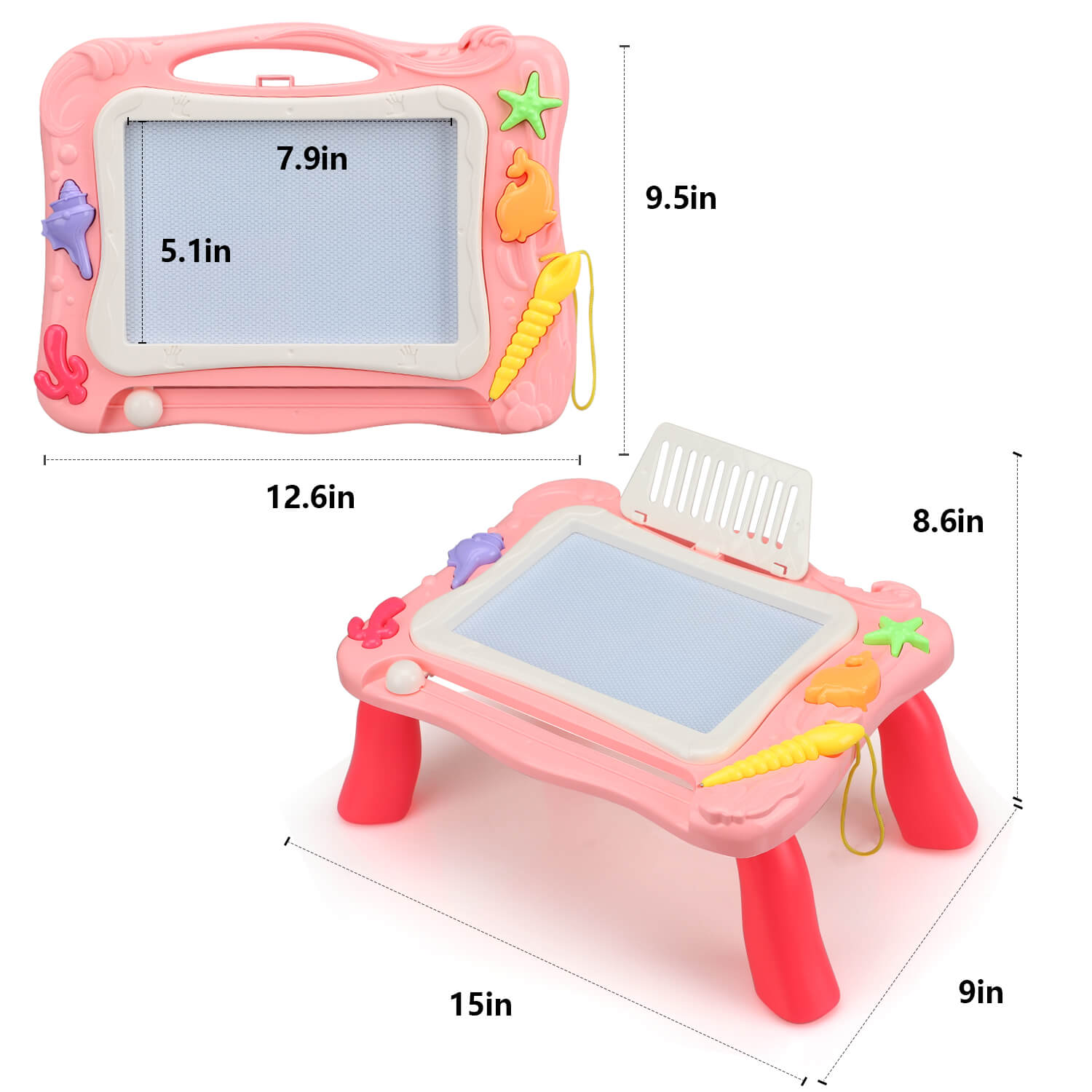 2-in-1 Palette Block Drawing Board Table – KiddlyCuddly