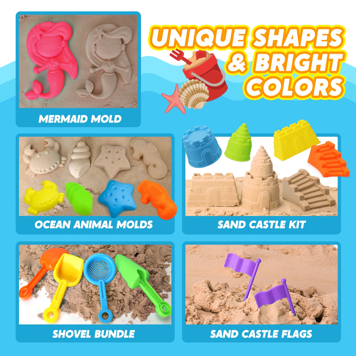 Kinetic Sand Mermaid Treasure – Sugar Babies Children's Boutique