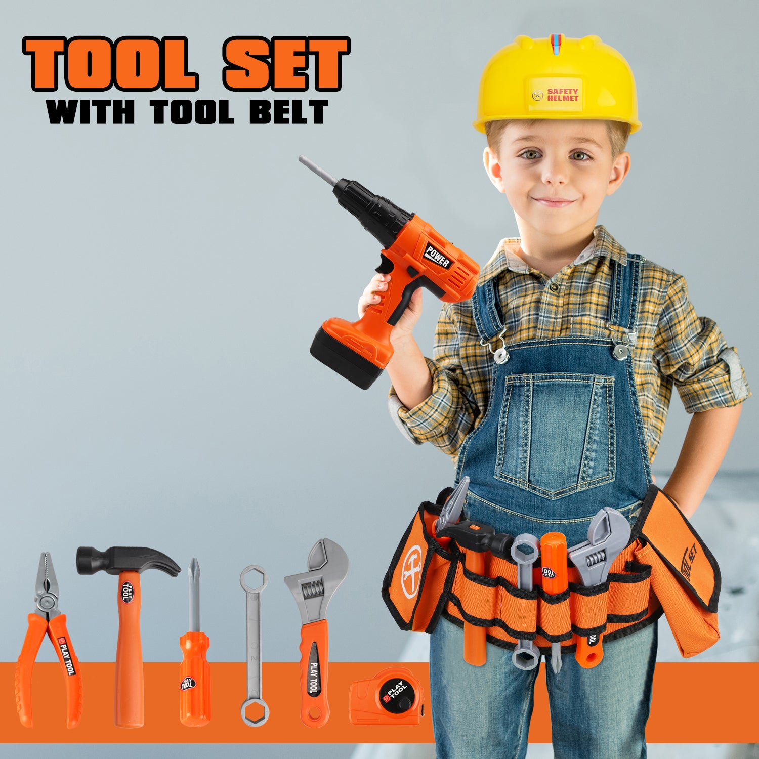 Toys, Kids Black And Decker Junior Tool Belt